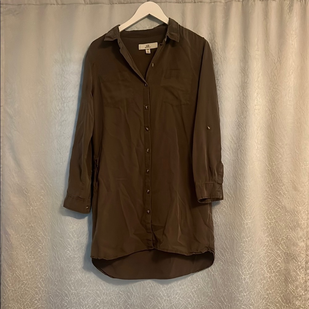 Thread & Supply Olive Long Sleeve Dress